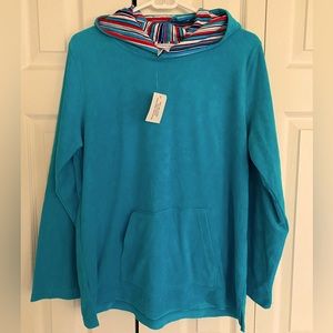 The Company Store Women’s Terry Hoodie. Sz L. NWT